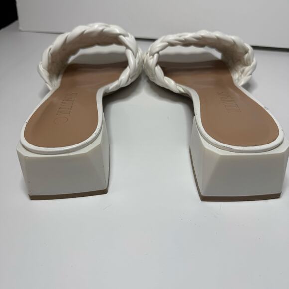 Dream Pairs Womens‎ White Braided Slip On Sandals Size 10 - Picture 6 of 10